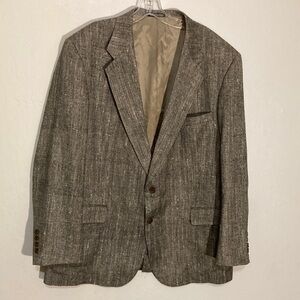Executive collection 1980s silk men’s jacket tailored in USA